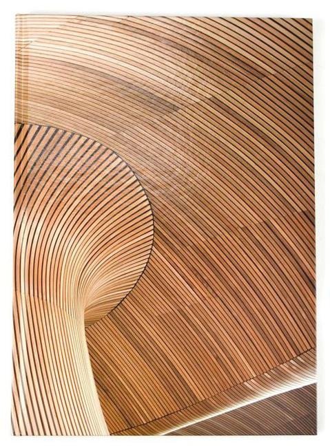 Optys Záznamní kniha A4, linka - Dřevěná architektura