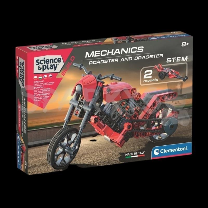 Science&amp;Play Mechanická laboratoř Roadster a Dragster 2v1
