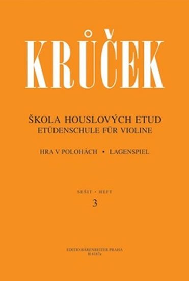 Škola houslových etud II Sešit 3, 4 - Václav Krůček