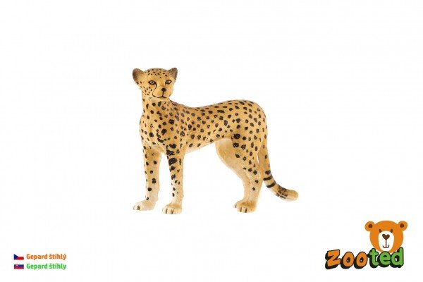 Levně Gepard štíhlý zooted plast 8cm v sáčku