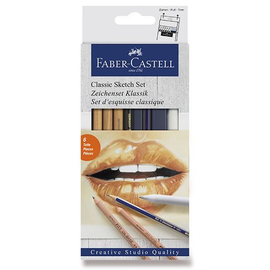 Levně Faber - Castell Pitt pastel Classic sketch 6 ks