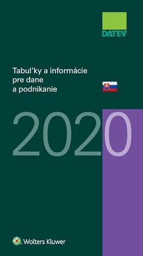 Levně Tabuľky a informácie pre dane a podnikanie 2020 - Dušan Dobšovič