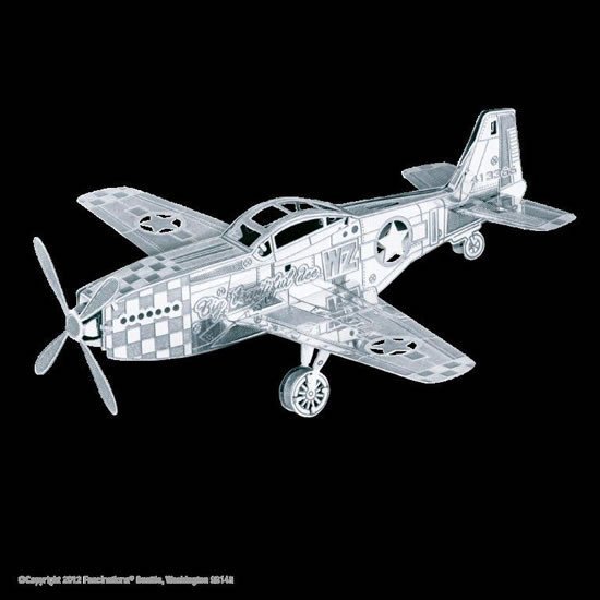 Levně Metal Earth 3D puzzle: Mustang P-51