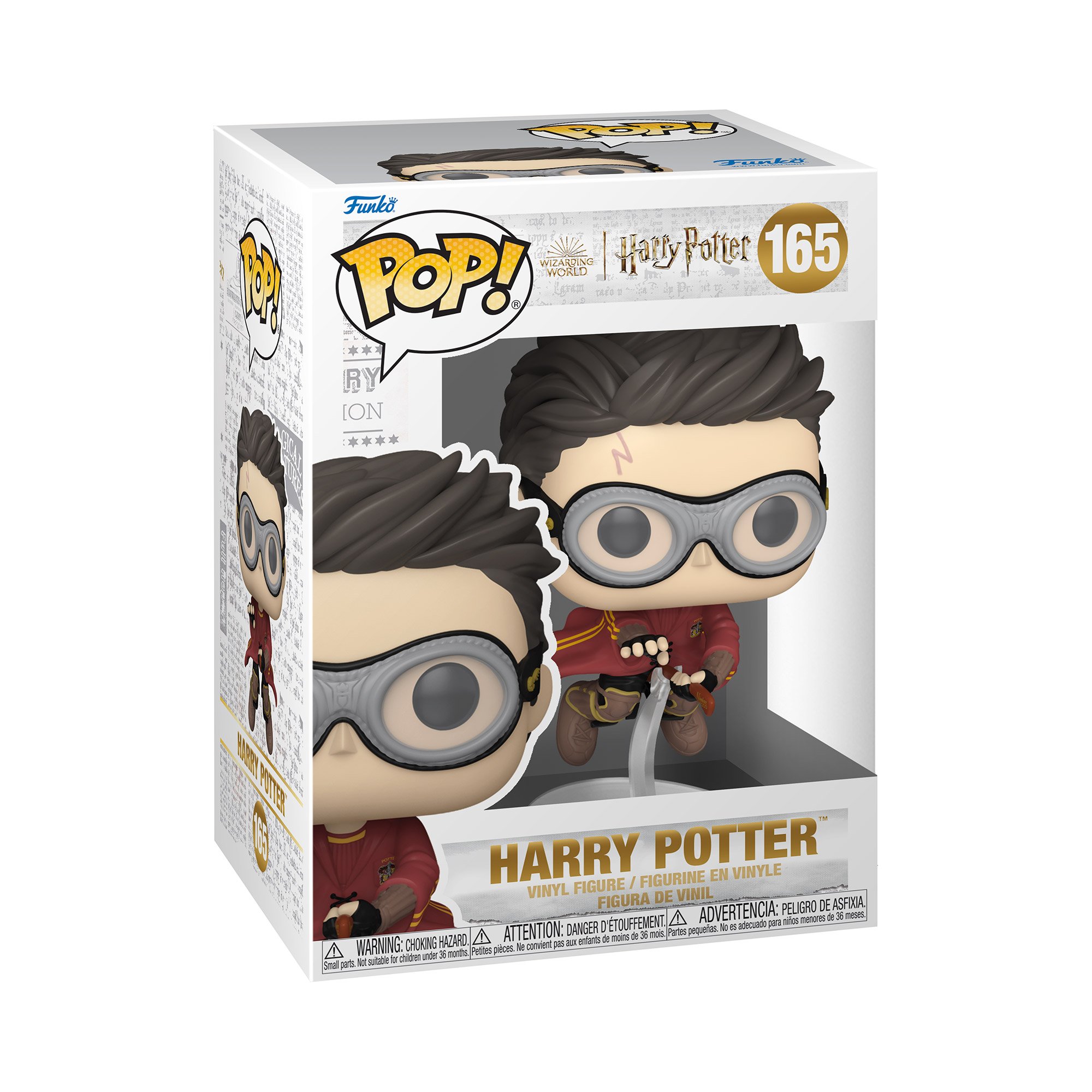 Levně Funko POP Movies: Harry Potter - Harry with Broom (Quidditch)