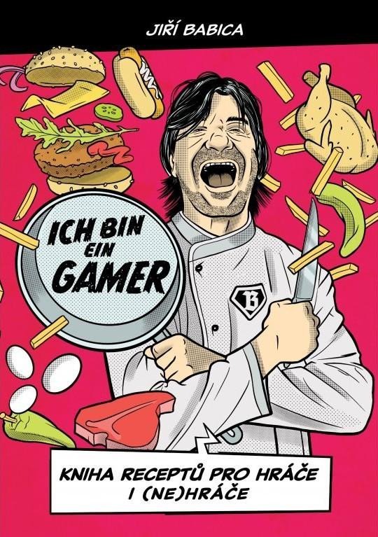 Levně Komiksová kuchařka Ich bin ein Gamer - Kniha receptů pro hráče i (ne)hráče - Jiří Babica