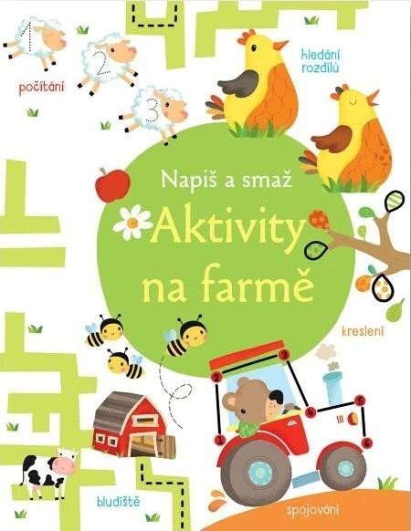 Levně Napiš a smaž - Aktivity na farmě - Kirsteen Robson