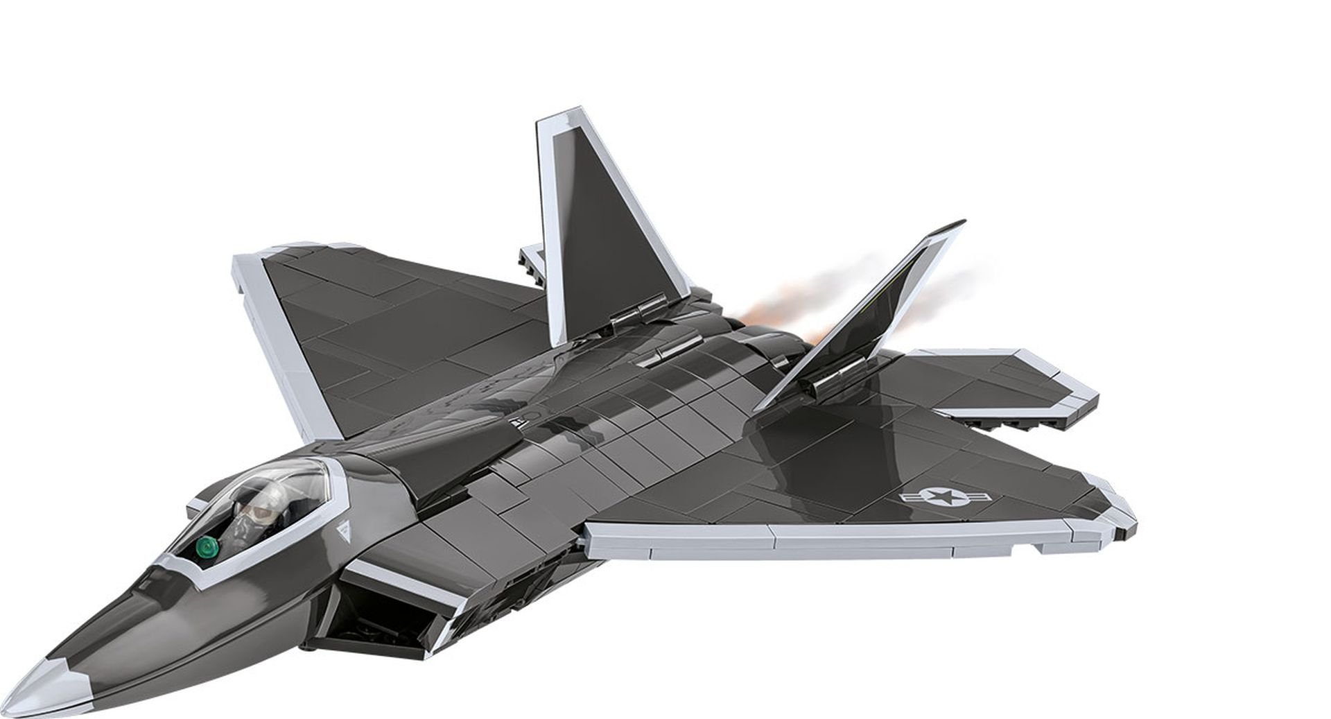 Levně COBI 5855 Armed Forces Lockheed F-22 Raptor, 1:48, 695 k, 1 f