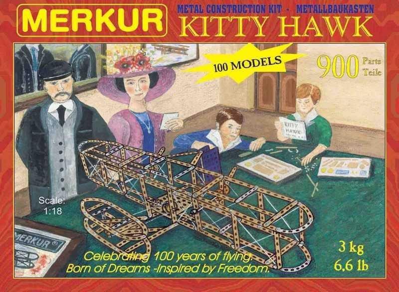 Levně Merkur Kitty Hawk 900 dílů, 100 modelů