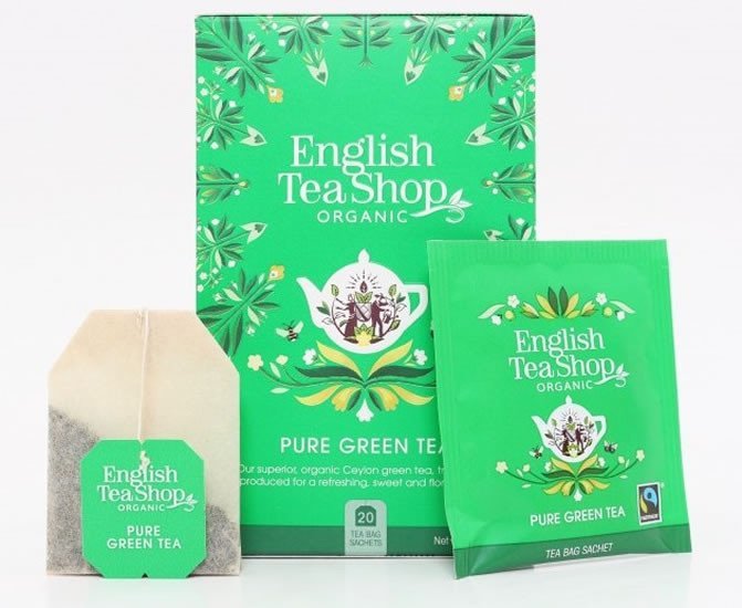 Levně English Tea Shop Čaj Zelený, 20 sáčků