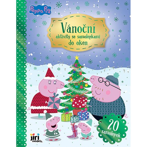 Peppa Pig - Vánoční aktivity se samolepkami do oken