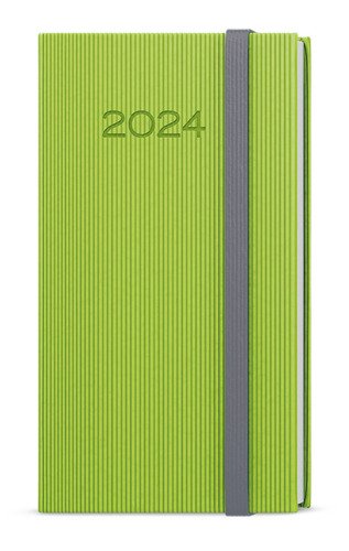 Levně Týdenní diář 2024 Jakub Vigo kapesní zelená