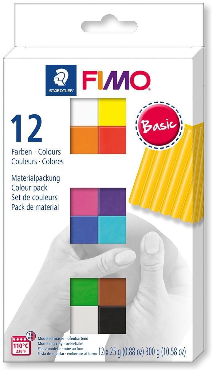 Levně FIMO Soft sada 12 barev x 25 g - basic