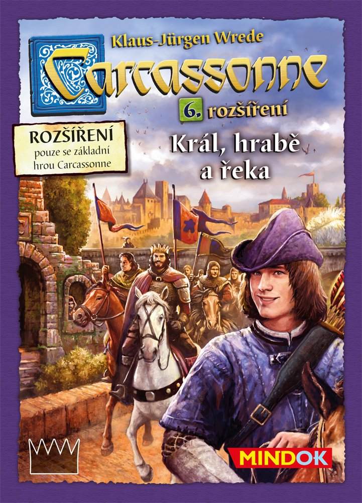 Levně Carcassonne: Rozšíření 6: Král, hrabě a řeka - Klaus-Jürgen Wrede