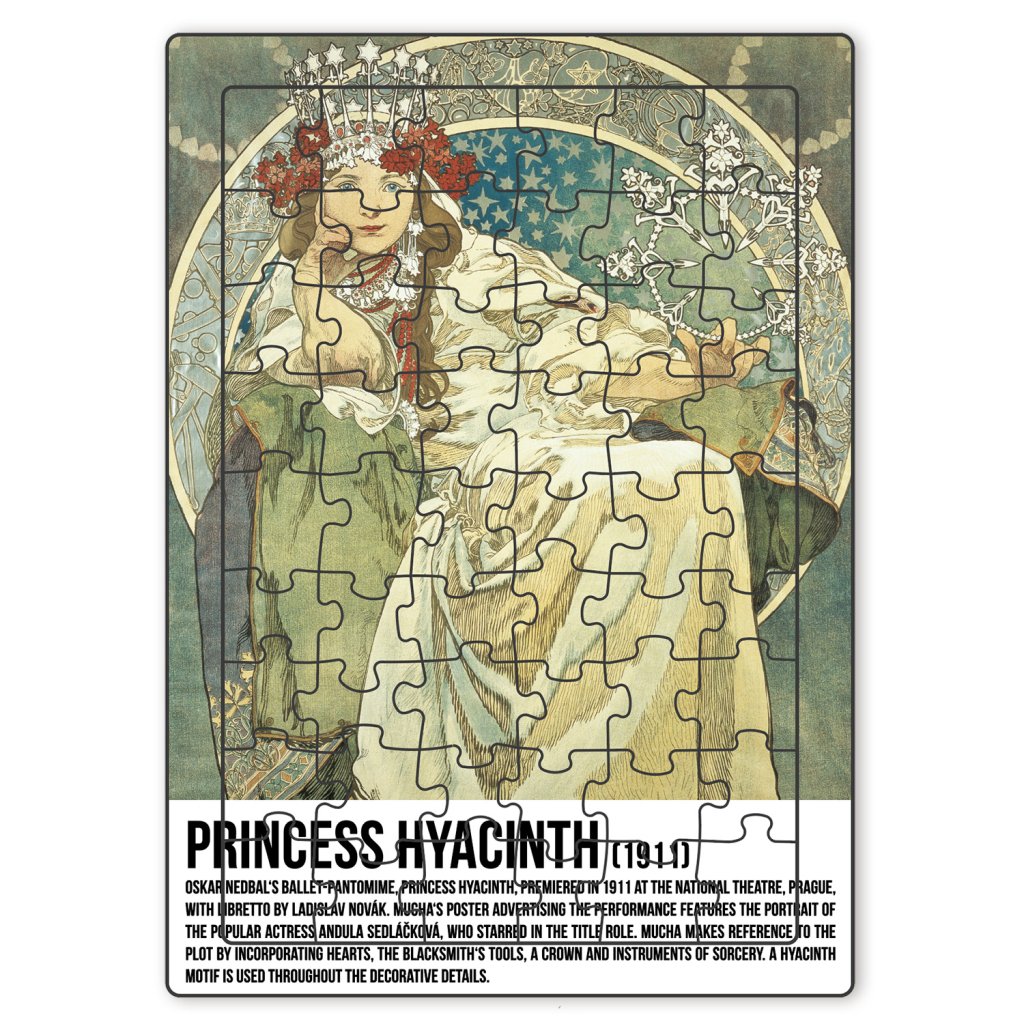 Levně Puzzle Alfons Mucha - Princezna
