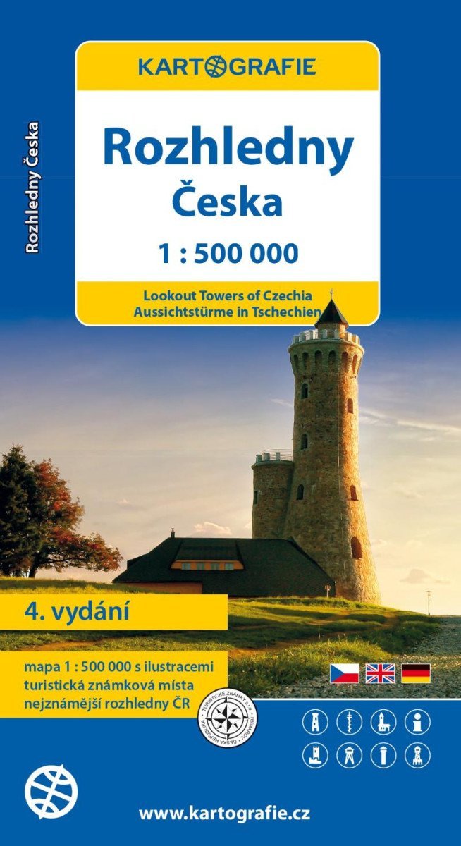 Rozhledny Česka 1:500 000, 4. vydání