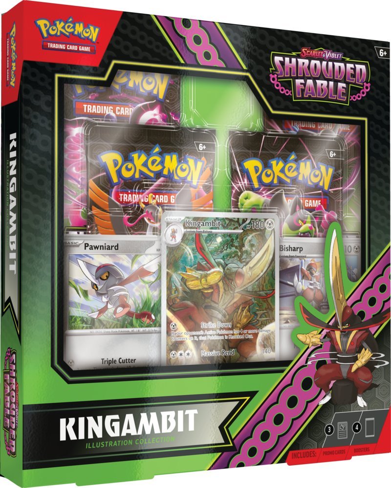 Levně Pokémon TCG: Scarlet &amp; Violet 6.5 Shrouded Fable - Kingambit Illustration Collection