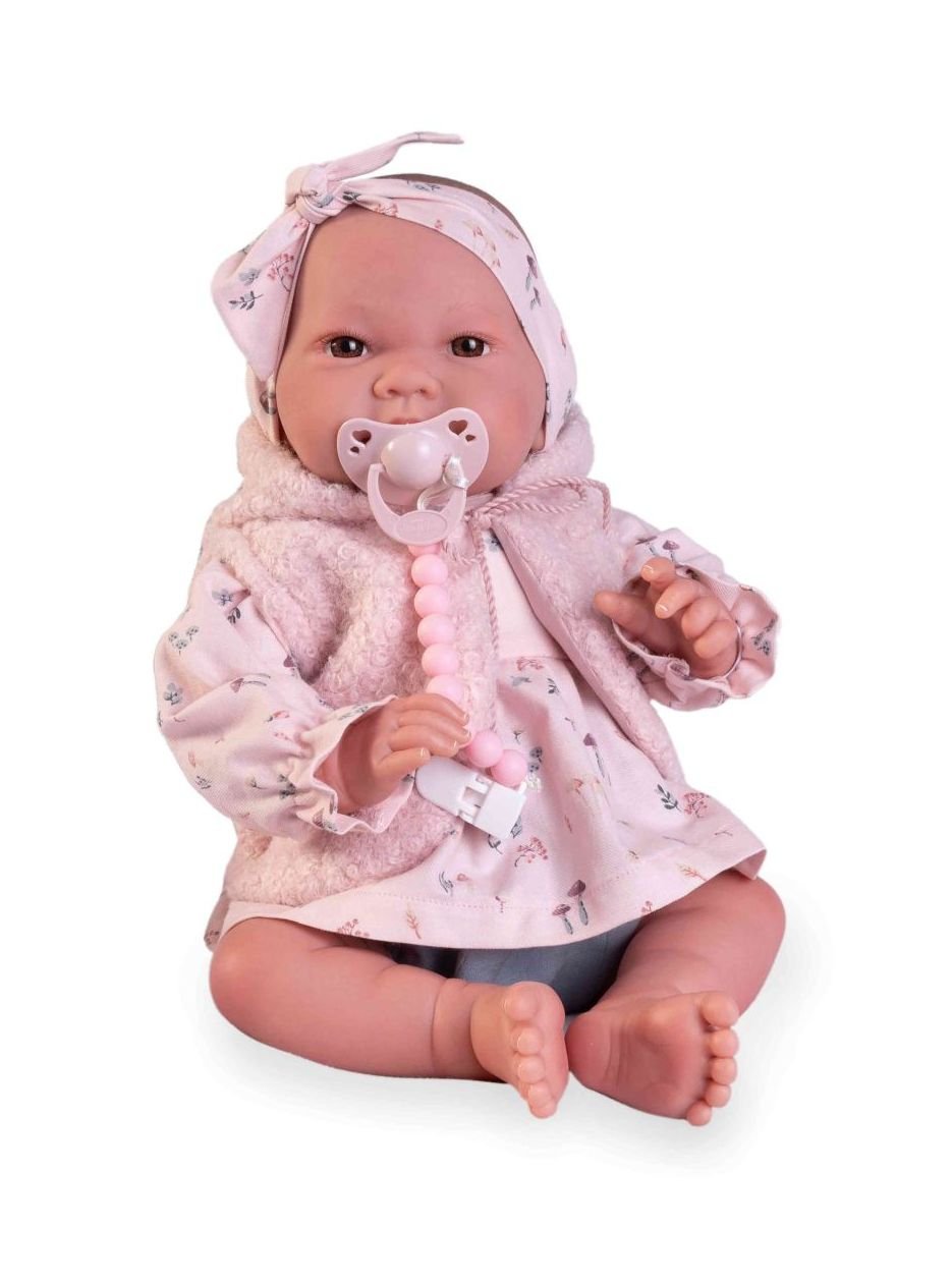 Levně Antonio Juan 80322 SWEET REBORN NICA - realistická panenka miminko s měkkým látkovým tělem - 42 cm