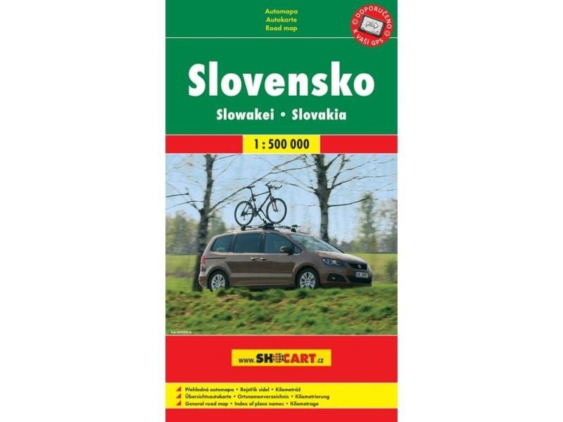 Levně Slovensko automapa 1:500 000