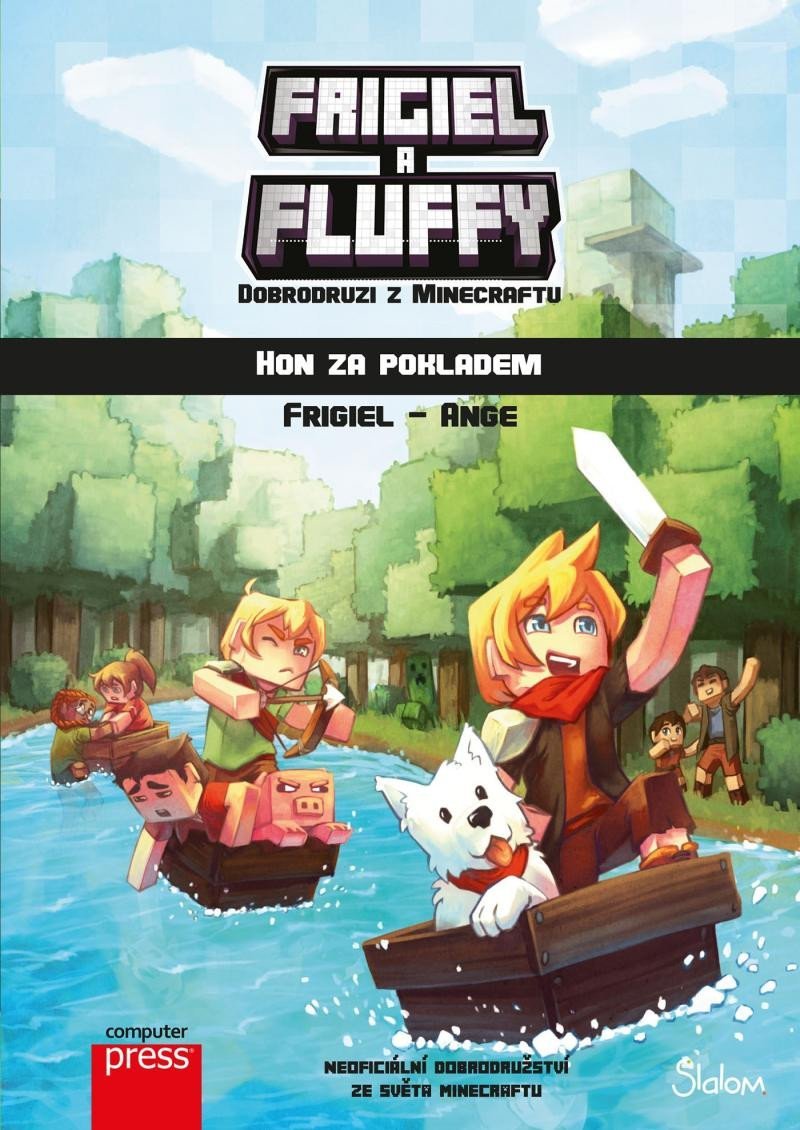 Levně Frigiel a Fluffy dobrodruzi z Minecraftu - Hon za pokladem - autorů kolektiv