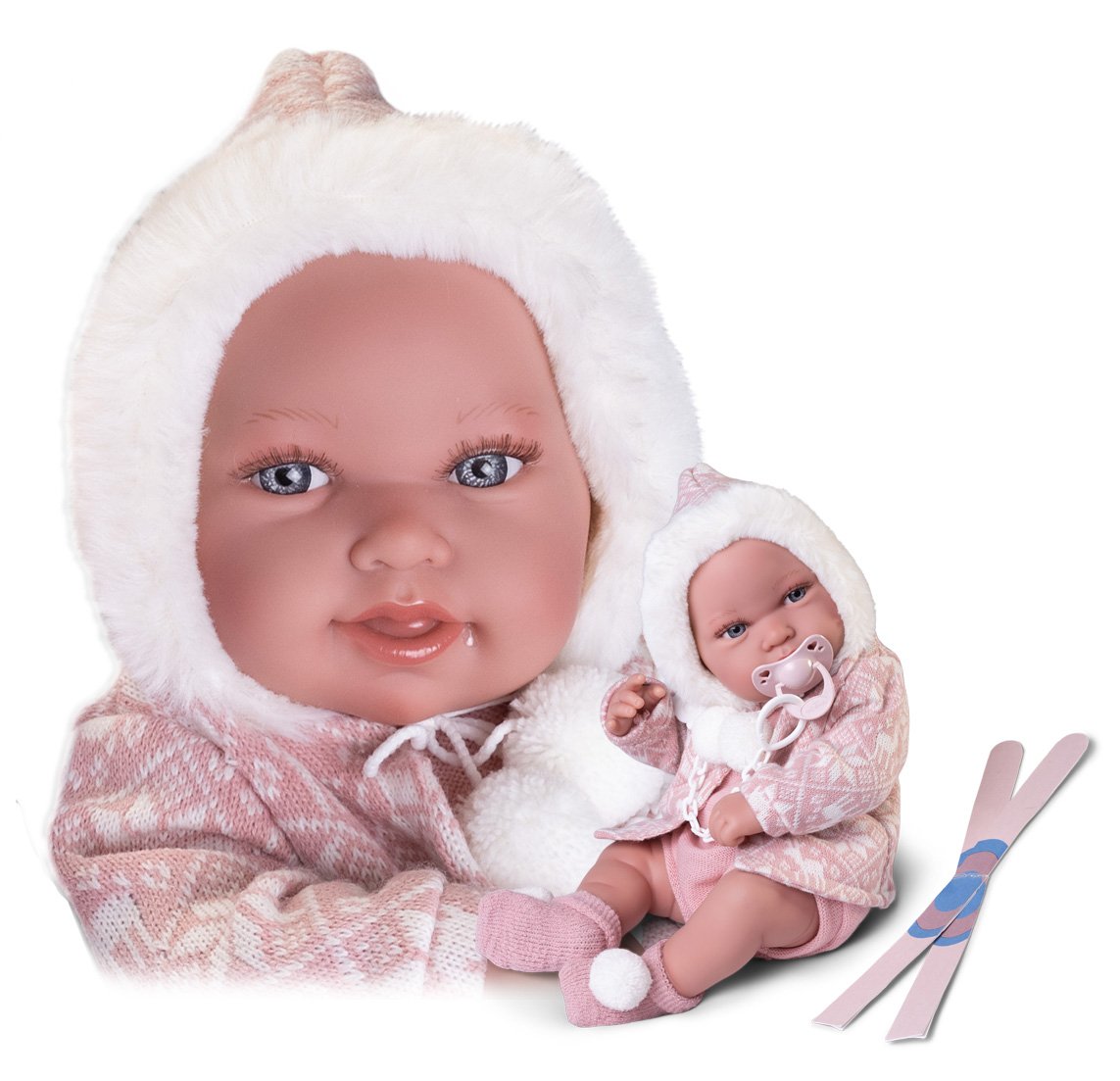 Levně Antonio Juan 50406 PIPA - realistická panenka miminko s celovinylovým tělem - 42 cm