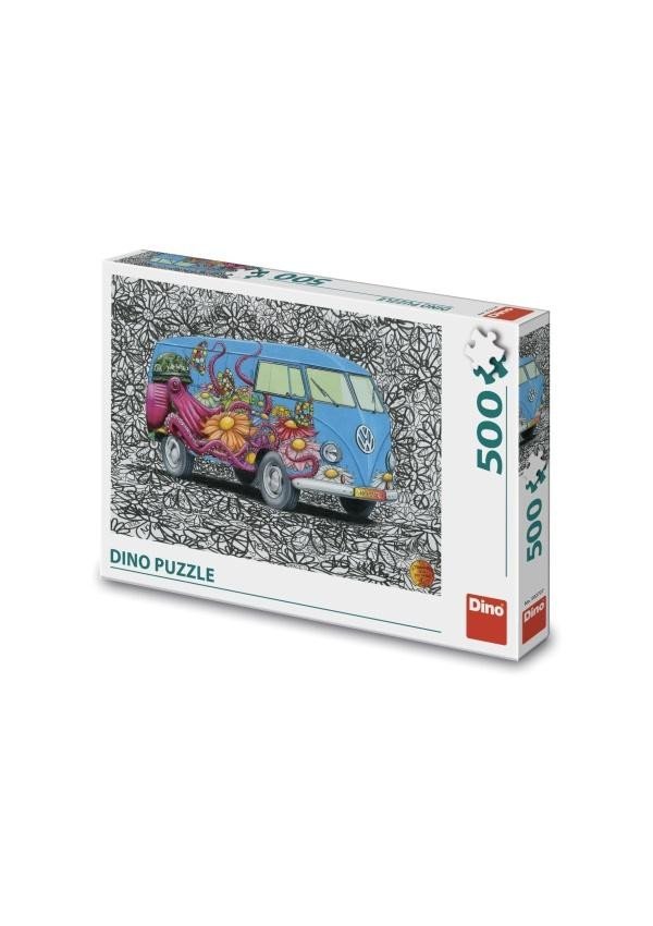 Levně Puzzle Hippies VW 500 dílků