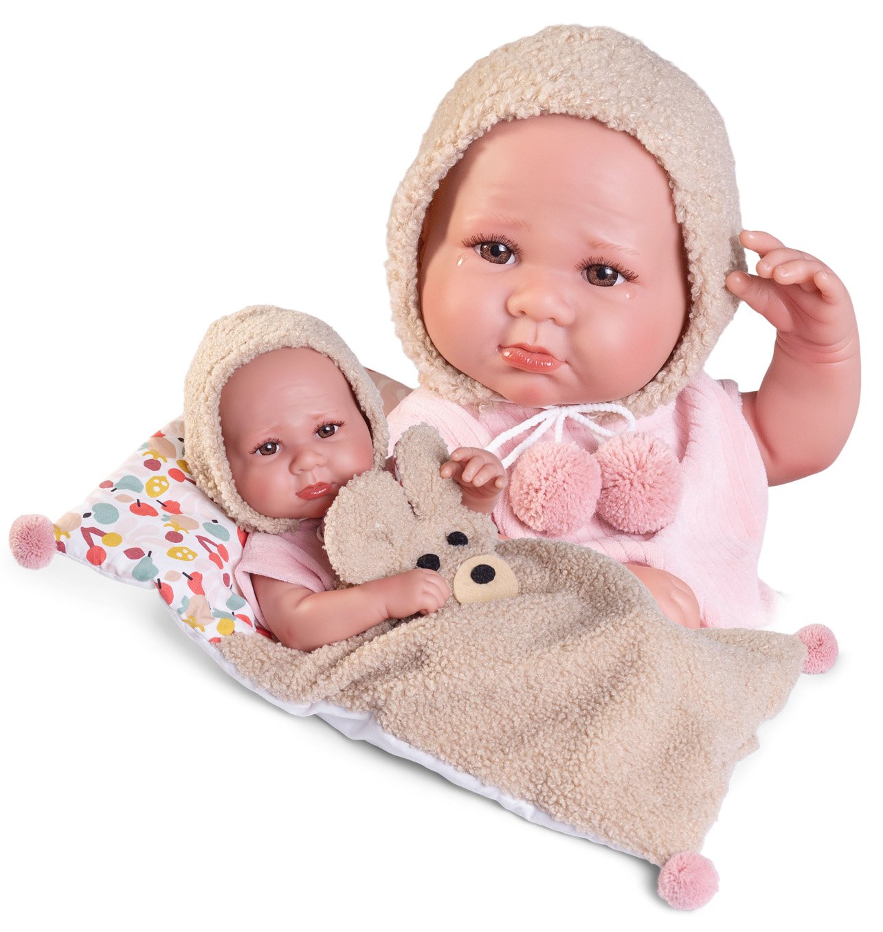 Levně Antonio Juan 50402 LUCA - realistická panenka miminko s celovinylovým tělem - 42 cm