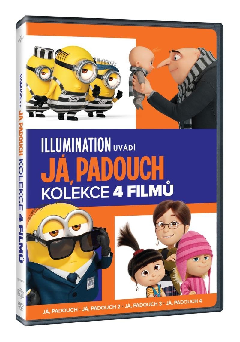 Levně Já, padouch kolekce 1-4 4DVD