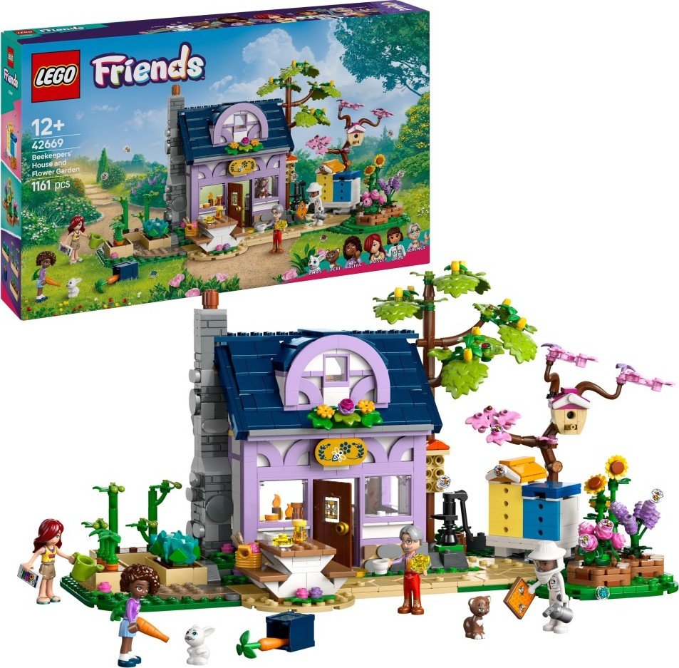 Levně LEGO® Friends 42669 Dům včelařů a květinová zahrada - LEGO® Friends