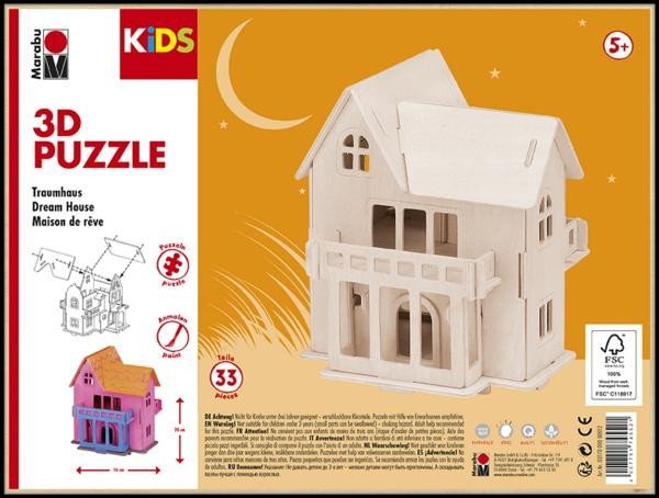 Levně Marabu KiDS 3D Puzzle - Dream House