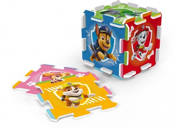 Levně Pěnové puzzle Tlapková patrola/Paw Patrol 32x32x1cm 8ks ve fólii 0m+