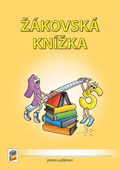 Levně Žákovská knížka pro 3. až 9. ročník - členění stran dle předmětů (oranžová)