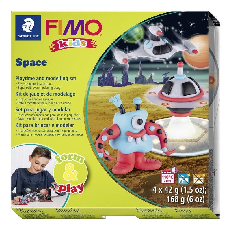 FIMO sada kids Form & Play - Vesmírné příšerky