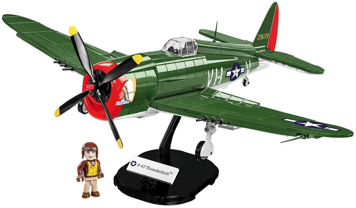 Levně COBI 5737 II WW P-47 Thunderbolt, 1:32, 477 k, 1 f