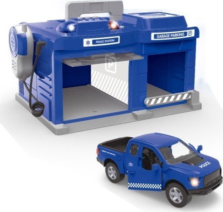 Policejní hrací set – garáž - Alltoys