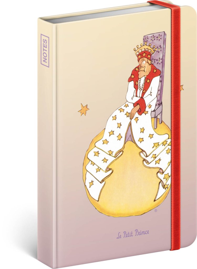 Levně Notes Malý princ - King, linkovaný, 11 × 16 cm