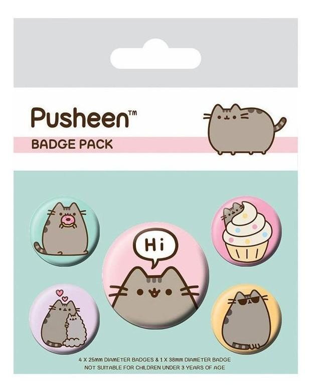 Sada odznaků - Pusheen Hi - EPEE