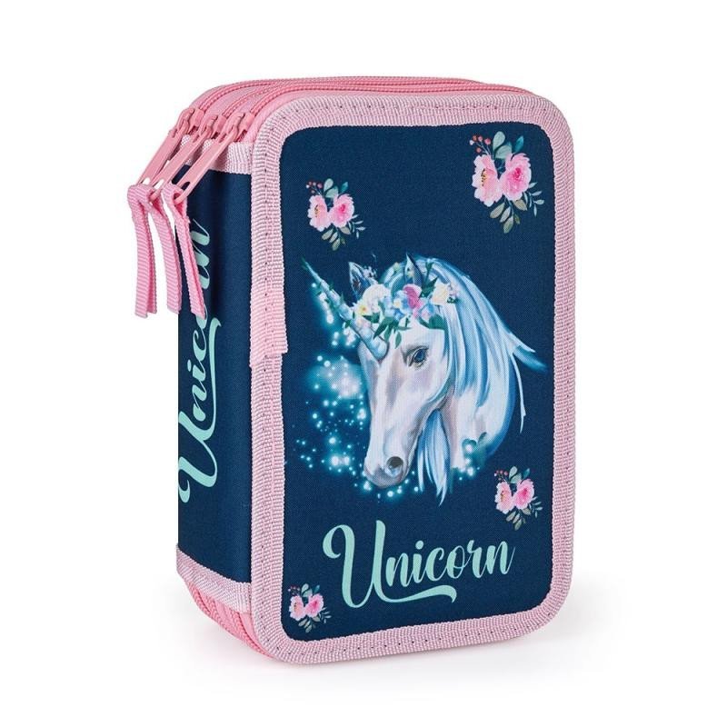 Levně Oxybag Penál 3 patrový - Unicorn 1