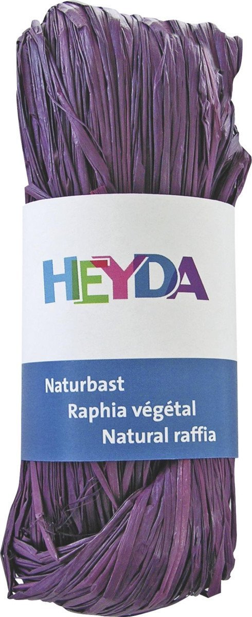 Levně HEYDA Přírodní lýko - fialové 50 g