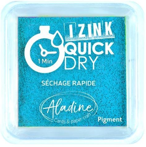 Levně Razítkovací polštářek IZINK Quick Dry rychleschnoucí - tyrkysový