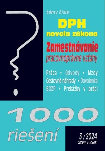 Levně 1000 riešení DPH novela zákona