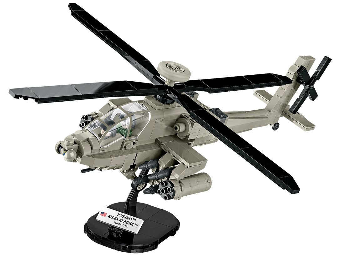 Levně Stavebnice COBI Armed Forces AH-64 Apache, 1:48, 510 kostek