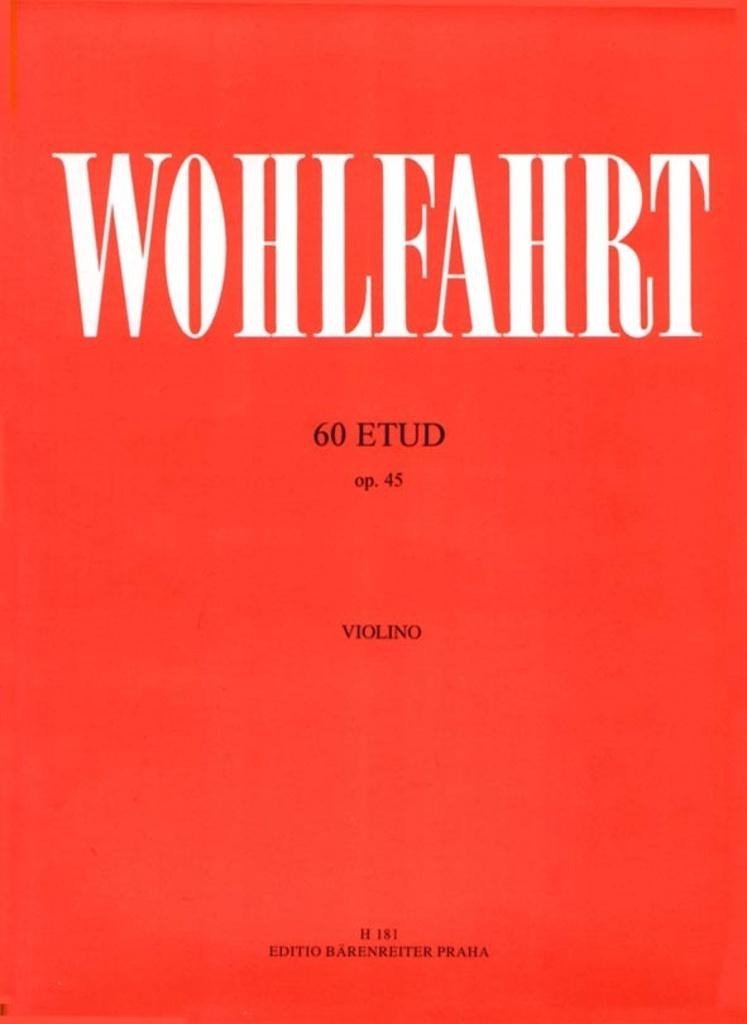 Levně 60 etud op. 45 - Wohlfahrt Franz