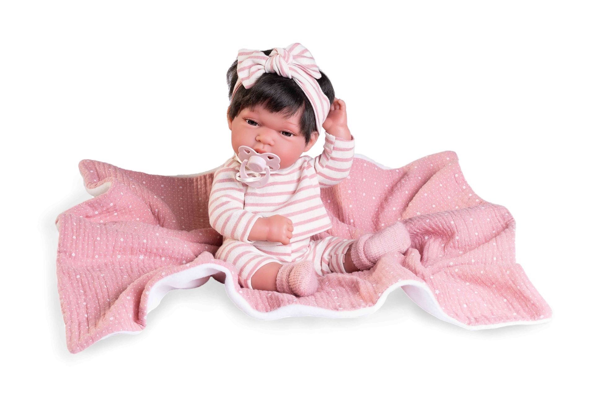 Levně Antonio Juan 60146 TONETA - realistická panenka miminko s celovinylovým tělem - 33 cm