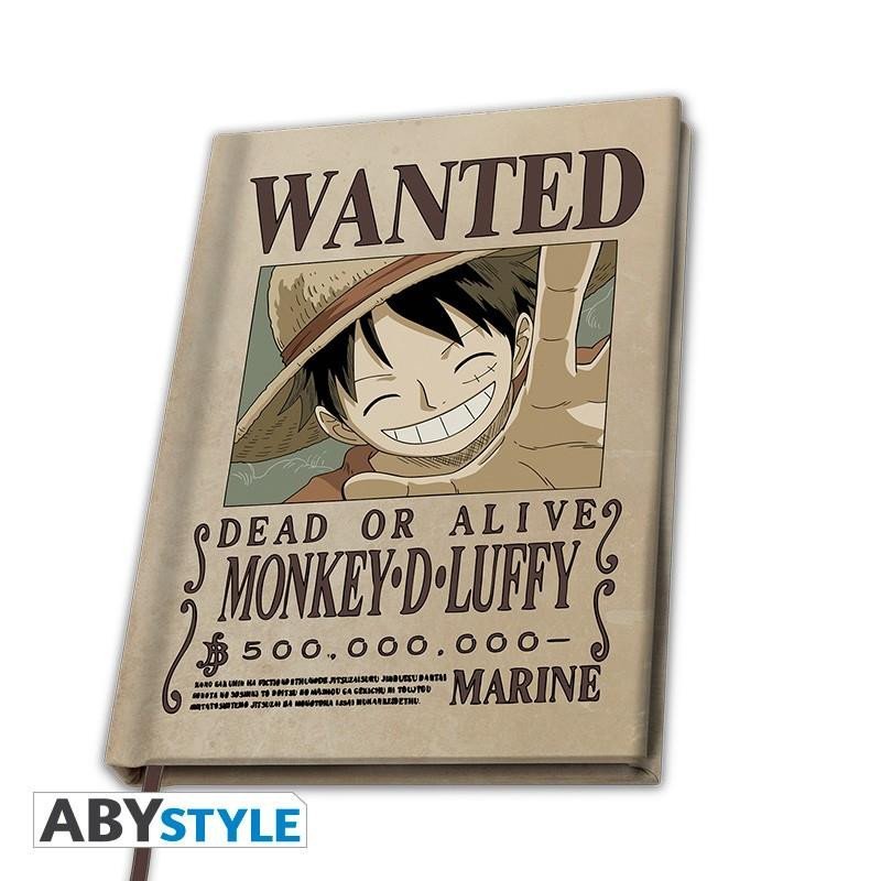 Levně One Piece Zápisník A5 - Wanted Luffy