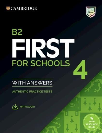 Levně Cambridge B2 First for Schools Student´s Book with Answers and Online Audio with Resource Bank - University Press Cambridge