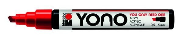 Marabu YONO akrylový popisovač 0,5-5 mm - červený
