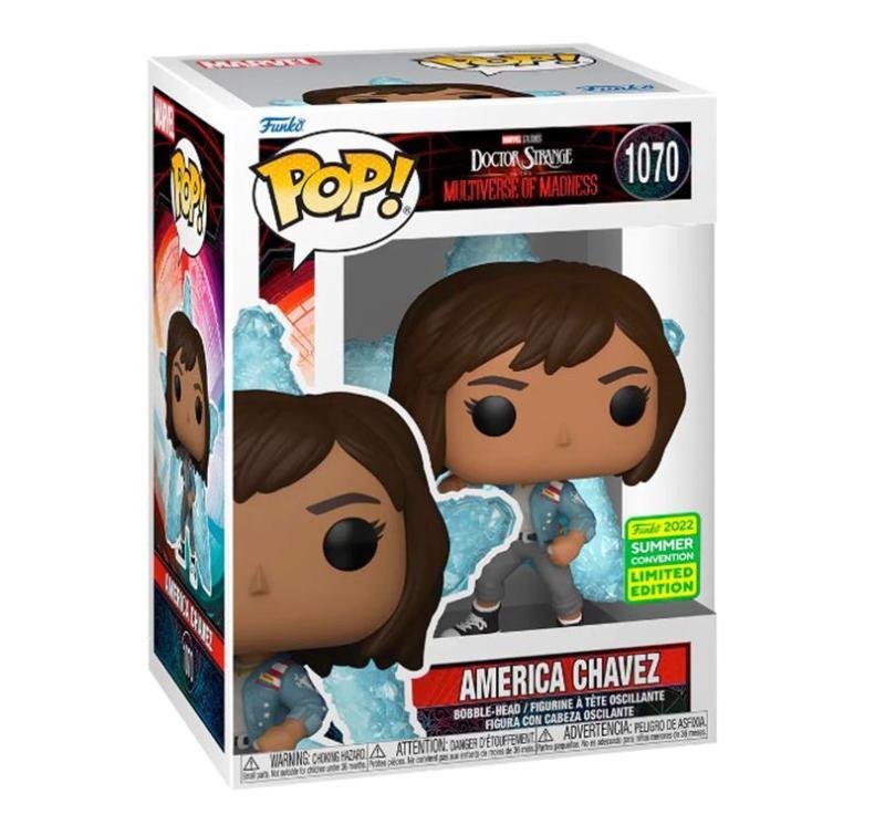Funko POP Marvel: Dr. Strange in the Multiverse of Madness - America Chavez (San Diego Comic Con Shared Exclusives)