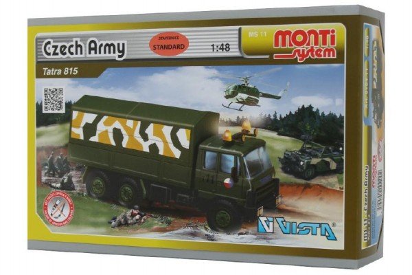 Levně Stavebnice Monti System MS 11 Czech Army Tatra 815 1:48 v krabici 22x15x6cm