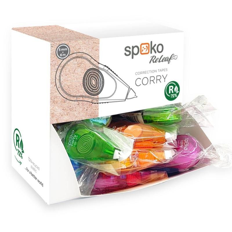 Levně Spoko ReLeaf Corry mini opravný strojek 5 mm x 6 m, mix barev