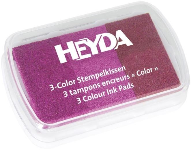 Levně HEYDA Razítkovací polštářek - 3 odstíny růžové